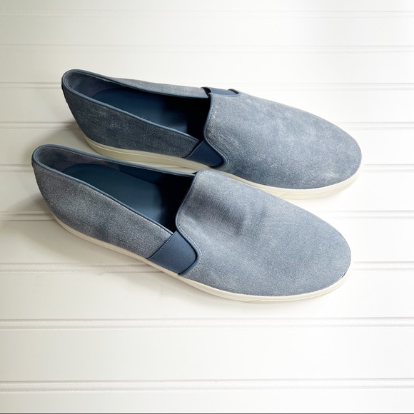 Vince Shoes - Vince 9.5 Suede Indigo Blair Slip On Sneakers